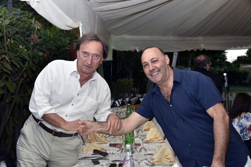Amedeo Goria e Mauro Boccuccia allo stand de La Coccinella
