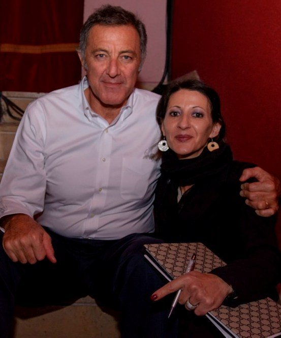 Francesca Esposito con Luca Barbareschi 
