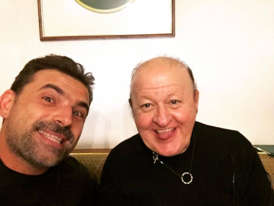 Fabrizio Buompastore con Massimo Boldi 