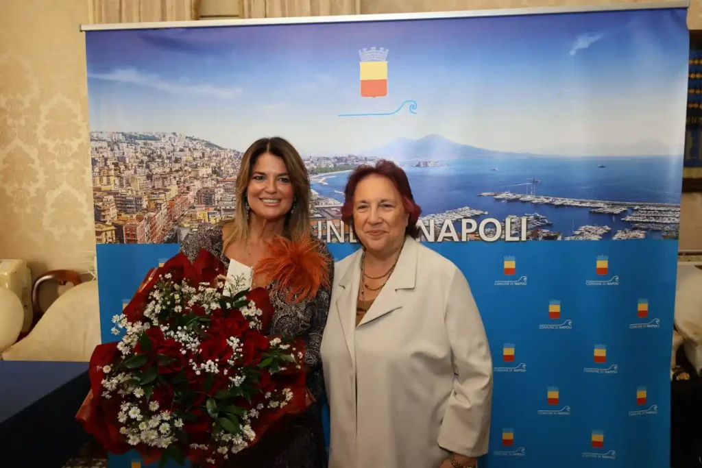 Monica Sarnelli Medaglia della Città di Napoli