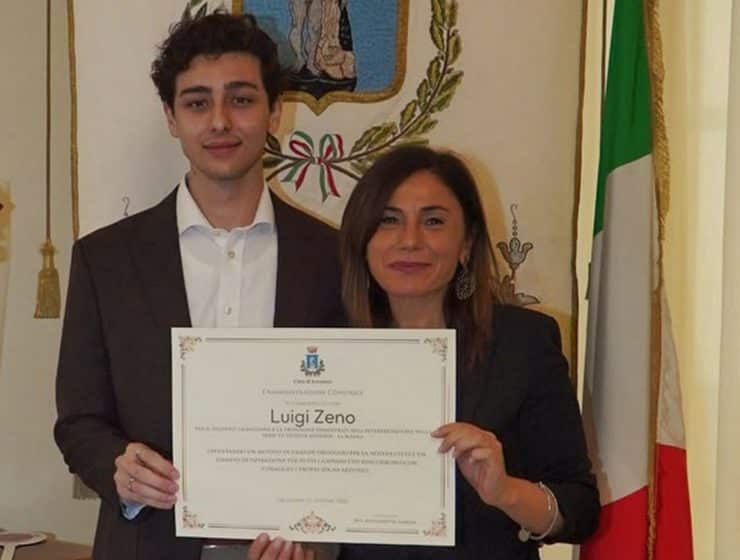 Luigi Zeno premiato a Ercolano