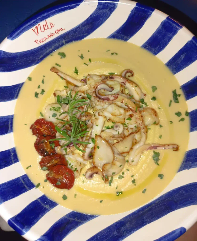 menu alla zucca a Positano