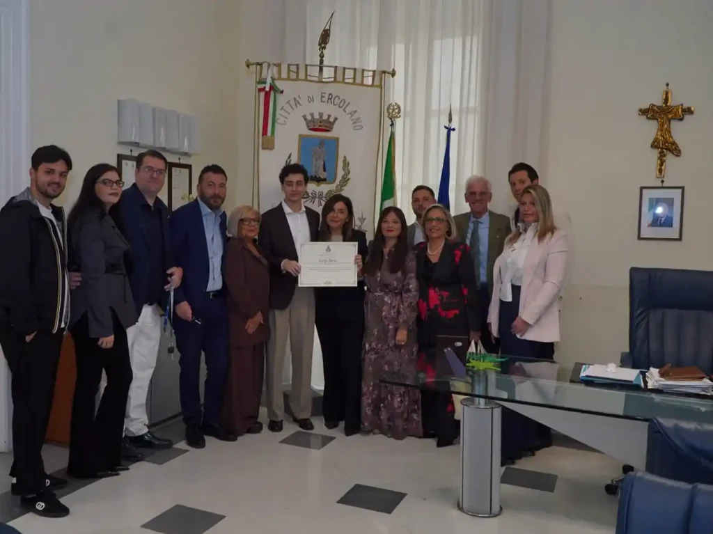 Luigi Zeno premiato a Ercolano